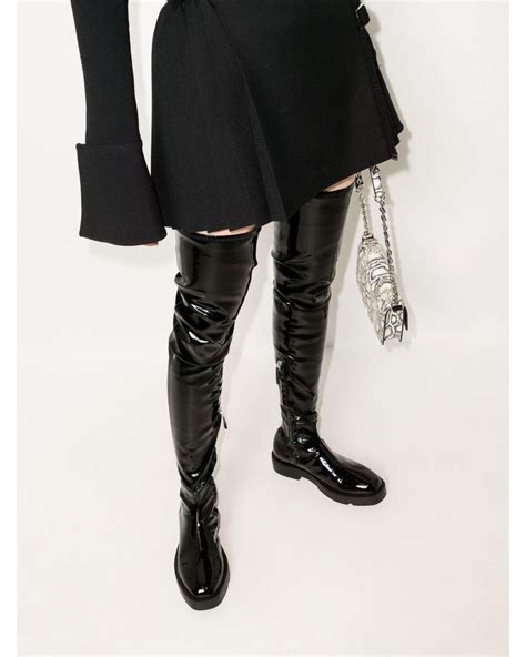 givenchy boots knee high|givenchy thigh high sock boots.